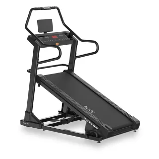 Cinta de correr con motor de 2,5 HP y amplio rango de inclinación de -3 a 40 para intensidad intensa.