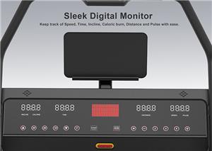 Бягаща пътека с мотор 2.5 к.с., широк диапазон на наклона от -3 до 40 за интензивно бягане