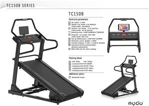 Бягаща пътека с мотор 2.5 к.с., широк диапазон на наклона от -3 до 40 за интензивно бягане