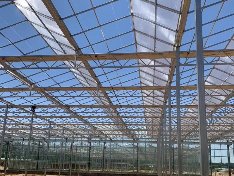 Polycarbonate Sheet Greenhouse With Greenhouse Shading System