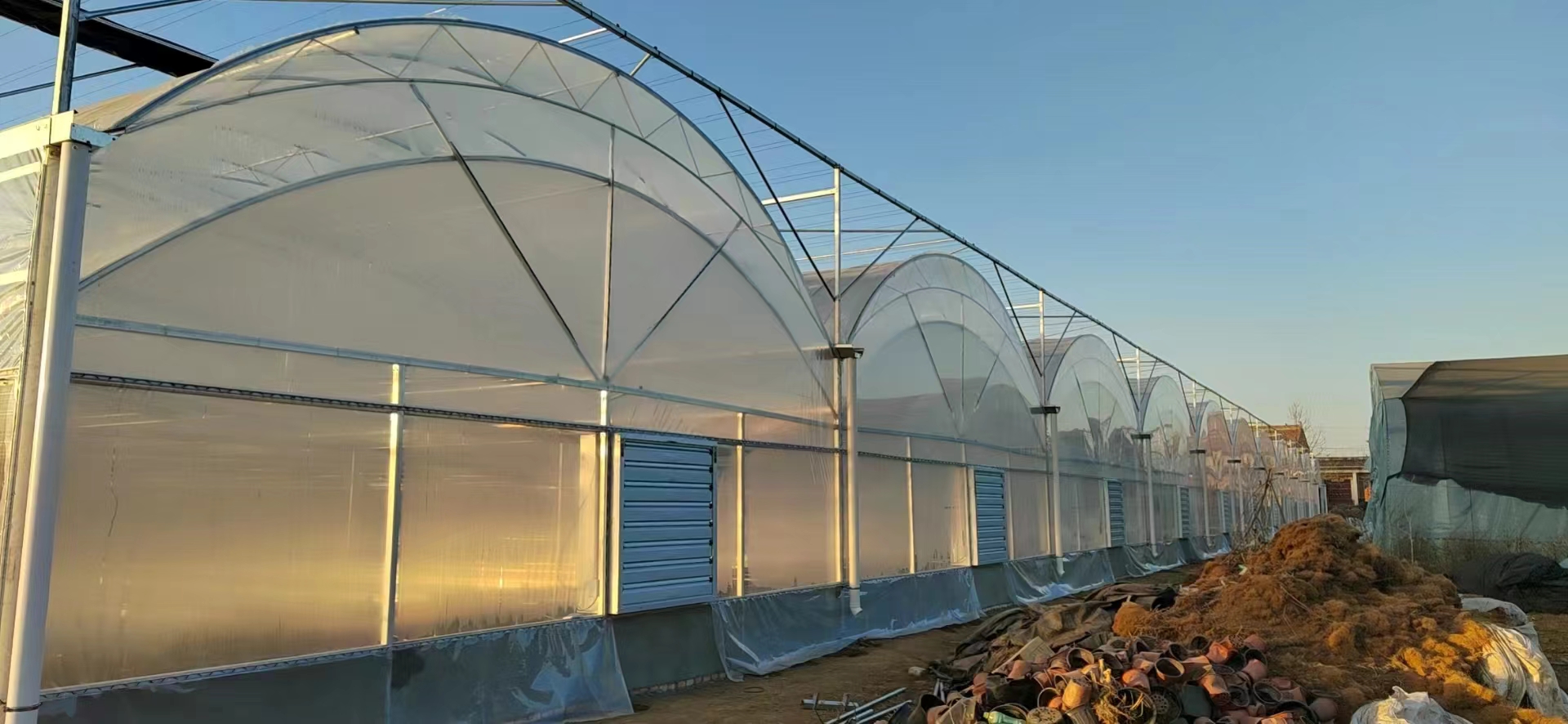 multi-span greenhouse