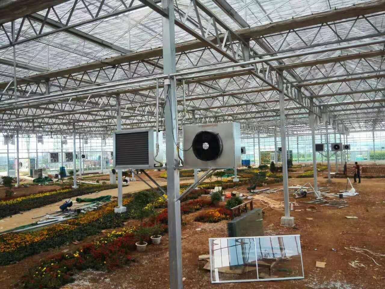 glass greenhouse