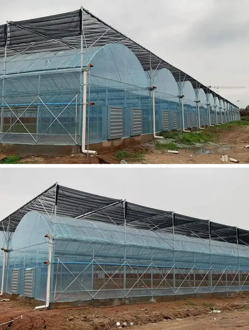 The shading system of the greenhouse