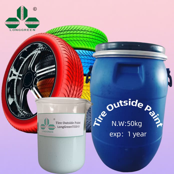 Tire Outside Paint LongGreen 7210-3