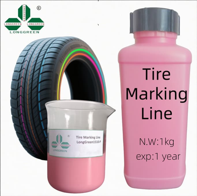 Pink Tyre Marking Line Bicycle Tire Vulcanization