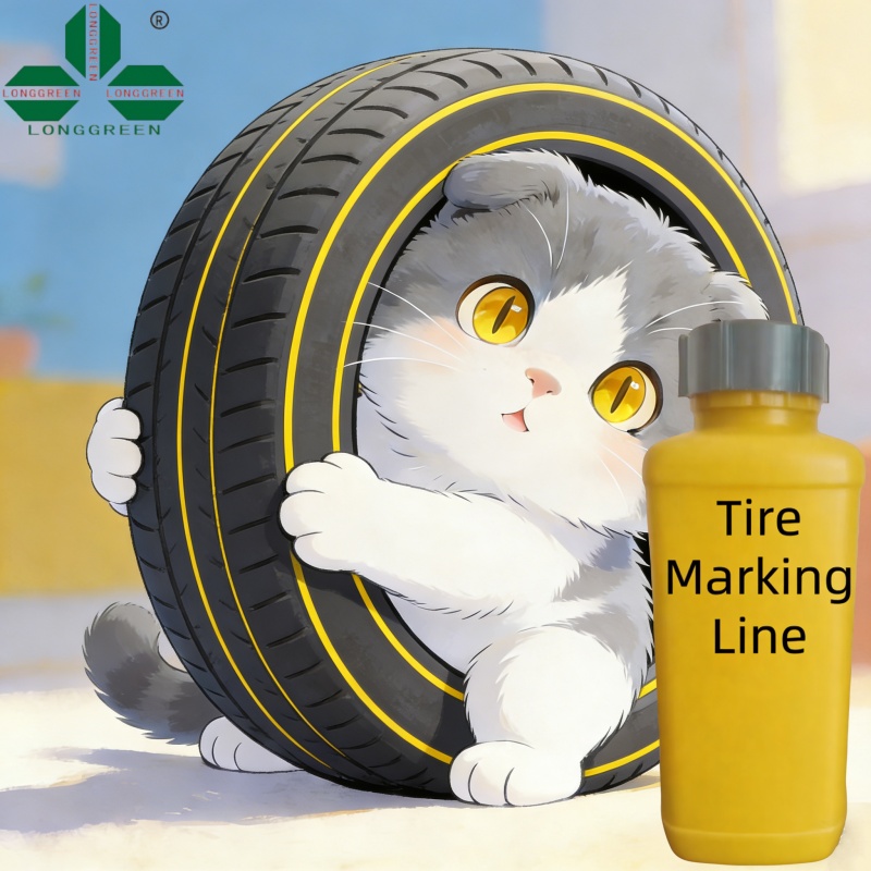 Yellow Tyre Marking Line OTR Vulcanization