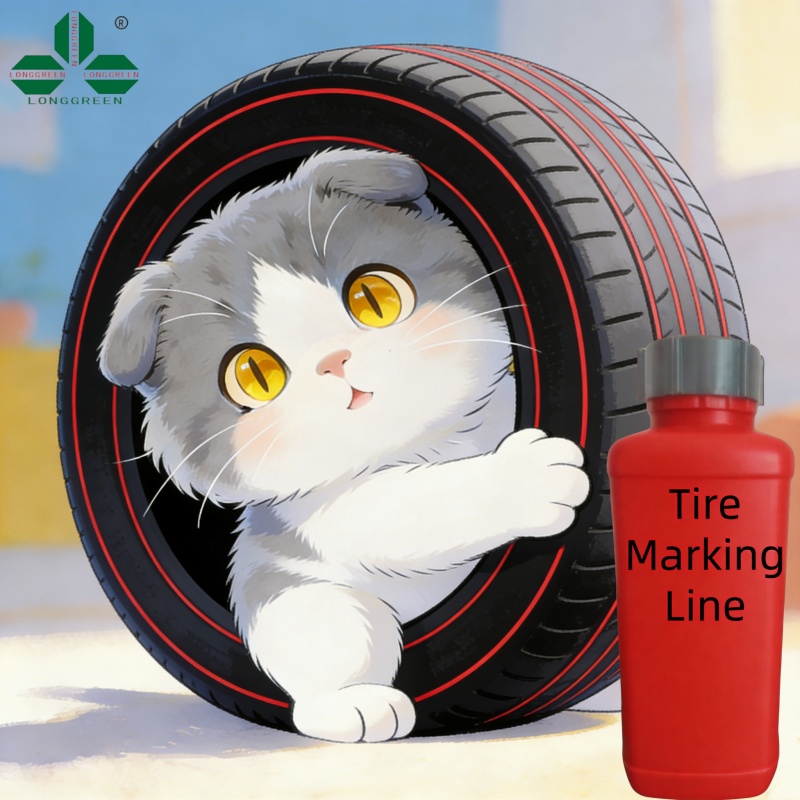 Red Tyre Marking Paint For PCR Vulcanization