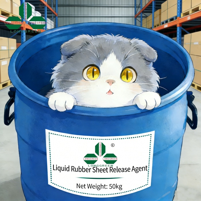 Rubber sheet release agent