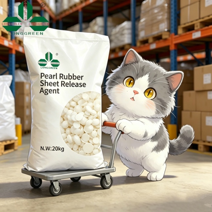 Rubber sheet release agent