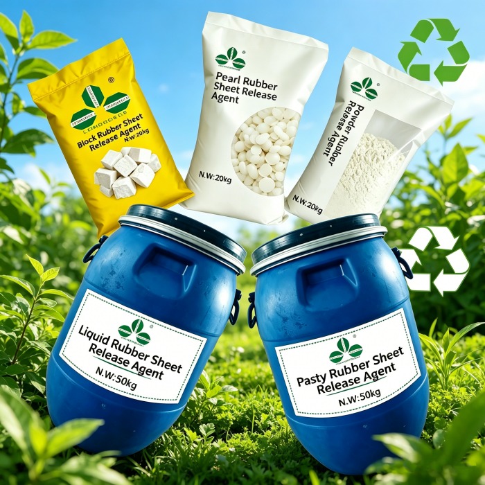 Rubber sheet release agent