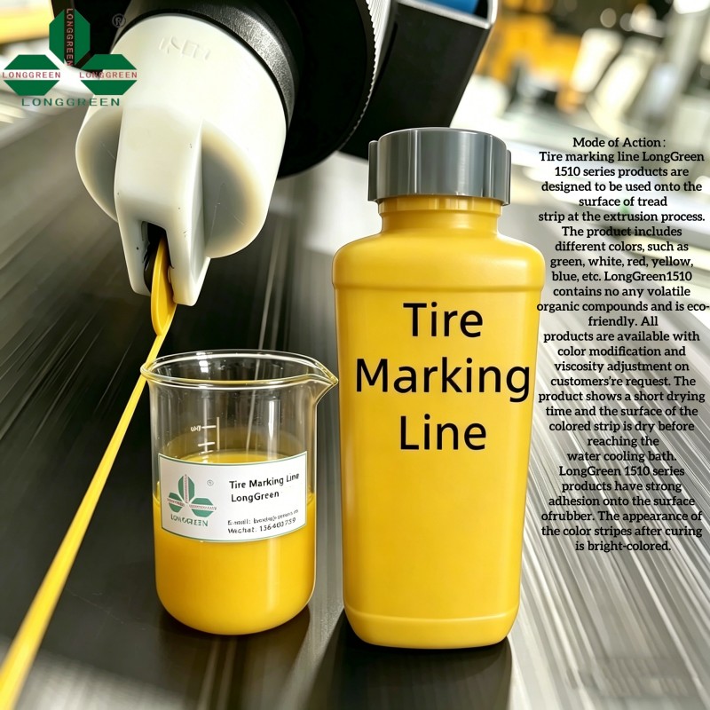 Yellow Tyre Marking Line OTR Vulcanization