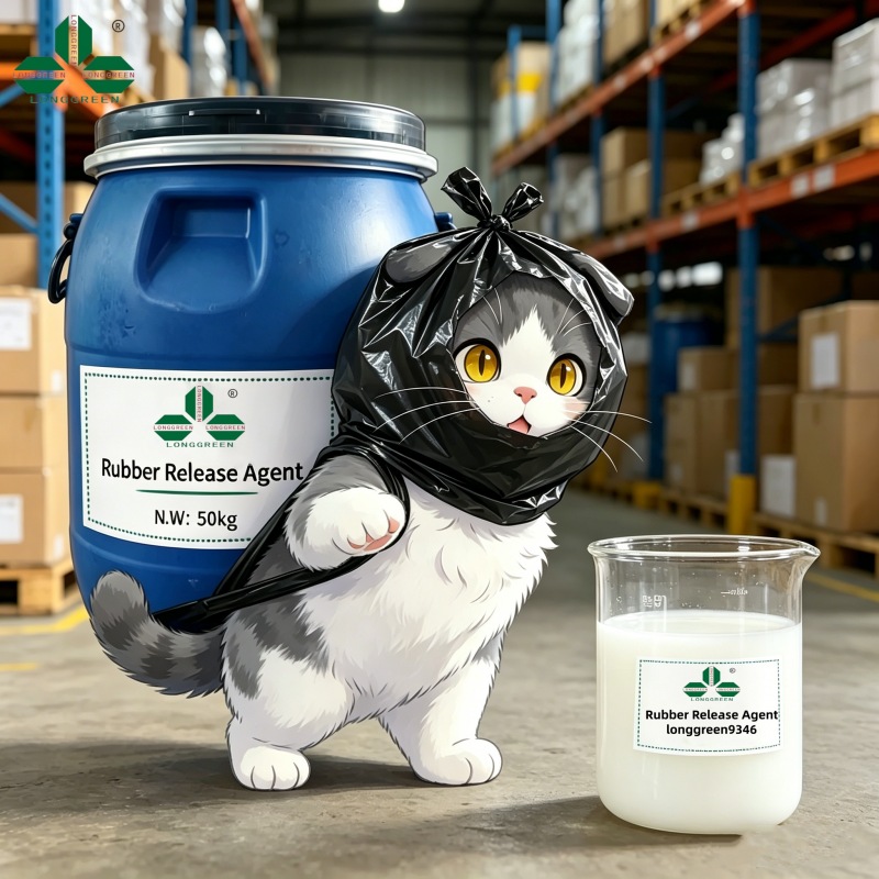 Non-marking rubber mold release agent