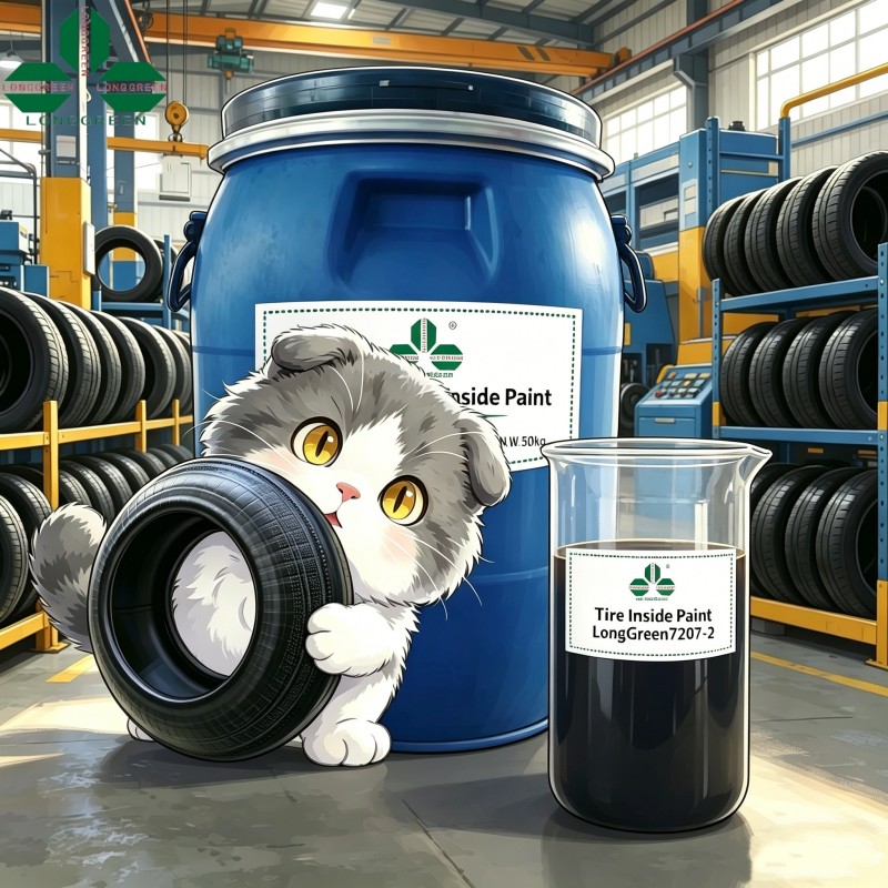 Water-based tire interior coating