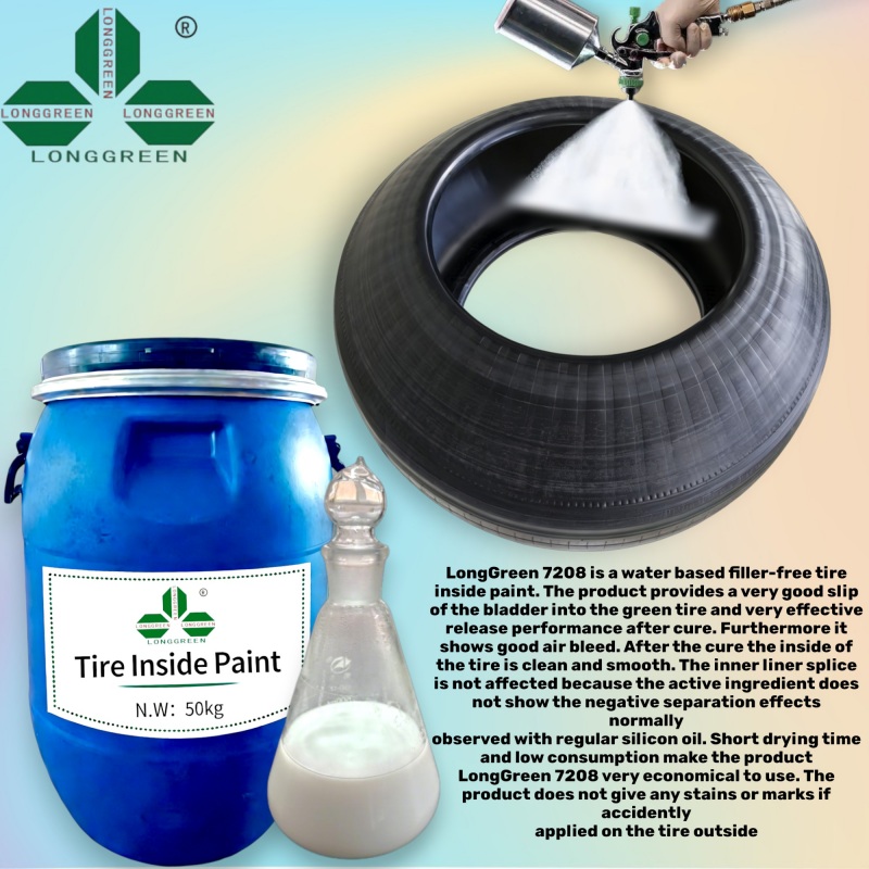 Water-based Inside Tyre Paint 7208 For Car tire