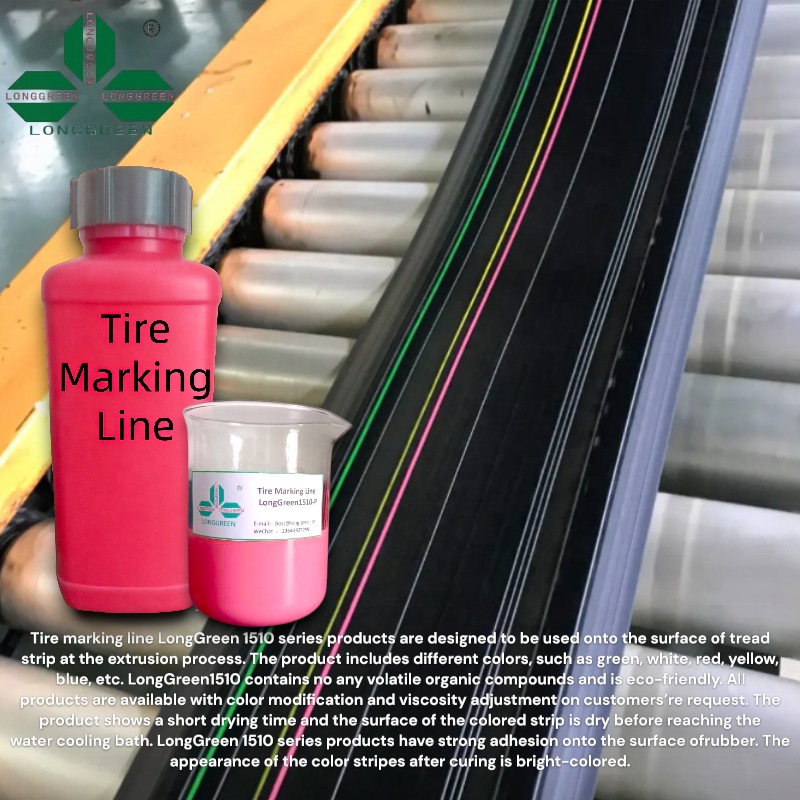 Pink Tyre Marking Line Bicycle Tire Vulcanization