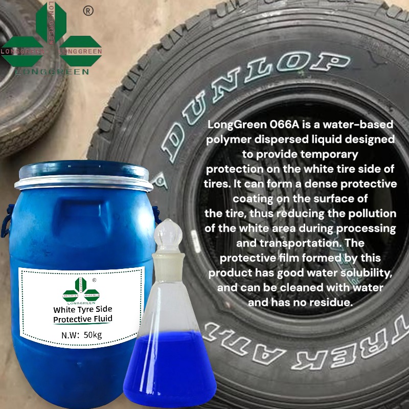 White Tire Side Protective Fluid 066A For Tire Storage And Transportation