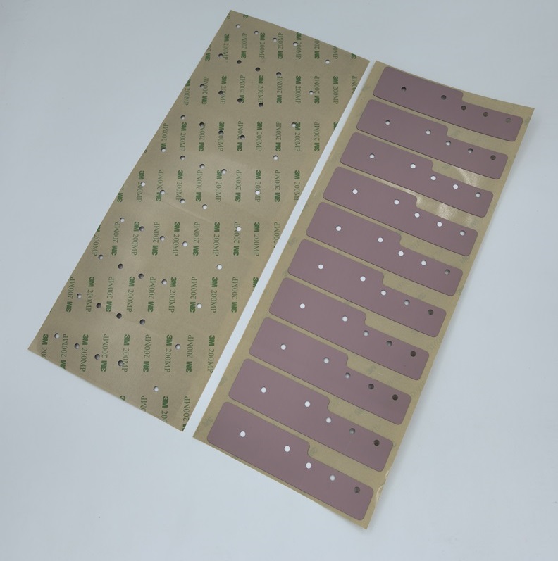 conductivity thermal pad with 3M tape die cut