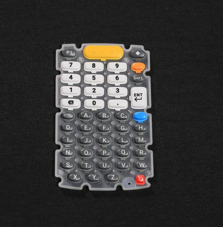 silk-screen printing silicone keypad