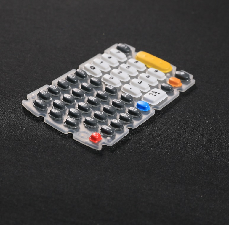 silk-screen printing silicone keypad