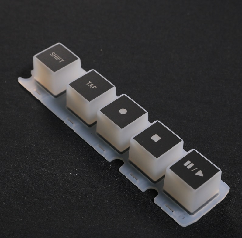 electronic entertainment device silicone keypad