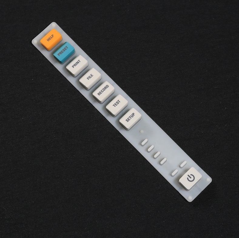 electronic gps pad silica gel rubber keypad
