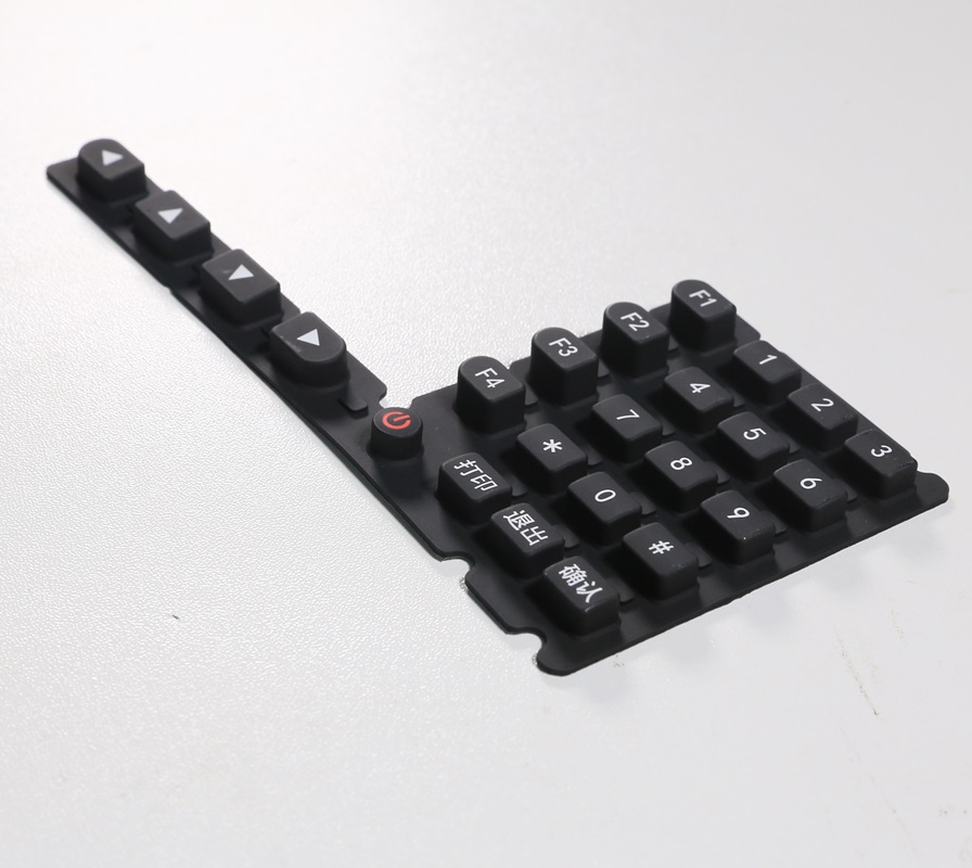 Electronic Elastomer Backlit Laser Engraved Button Switches