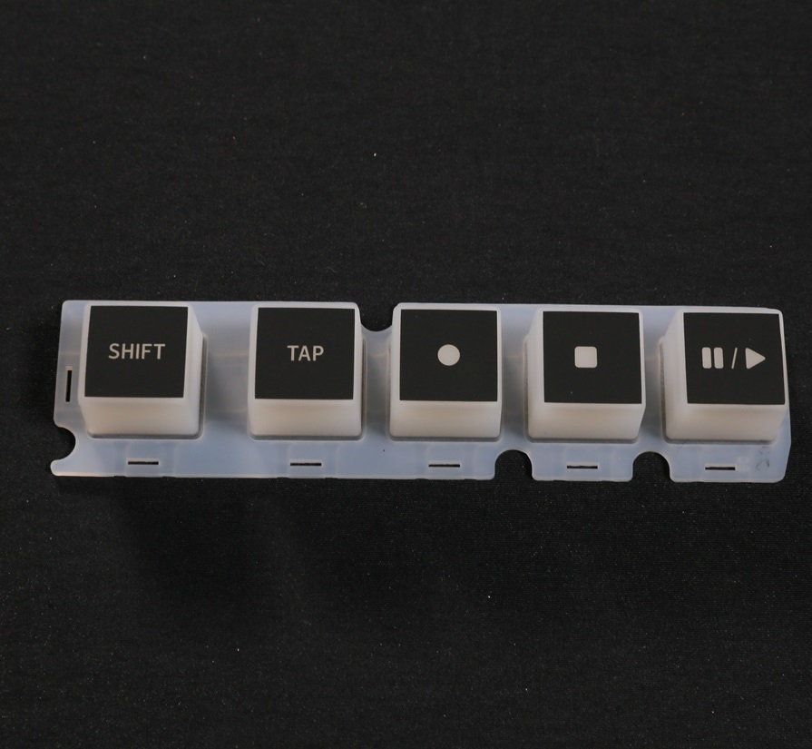 Electronic Elastomer Backlit Laser Engraved Button Switches