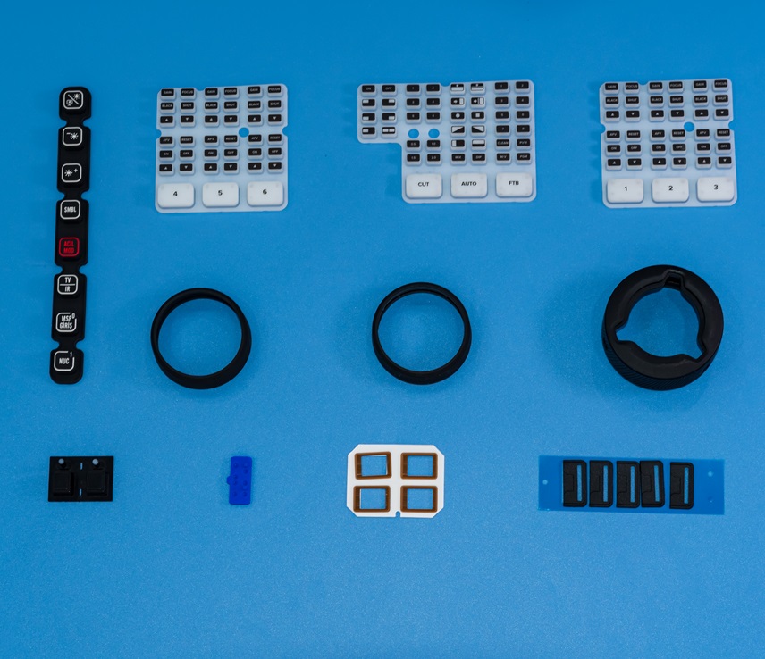 Silicone rubber membrane keypad series
