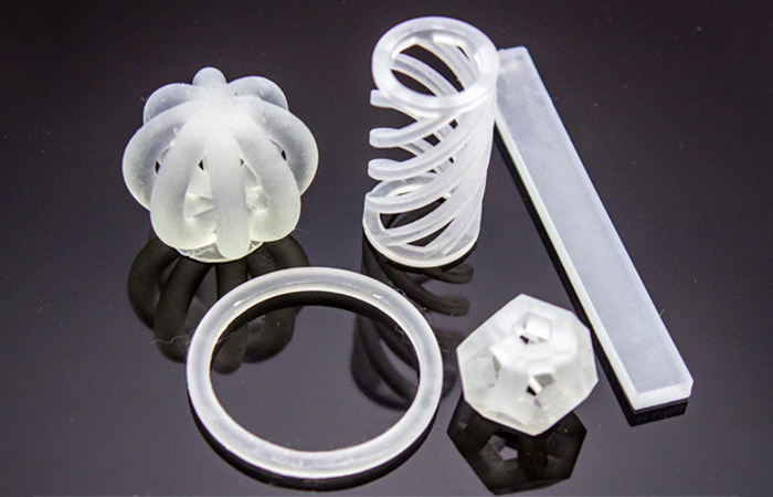 3D printed silicone