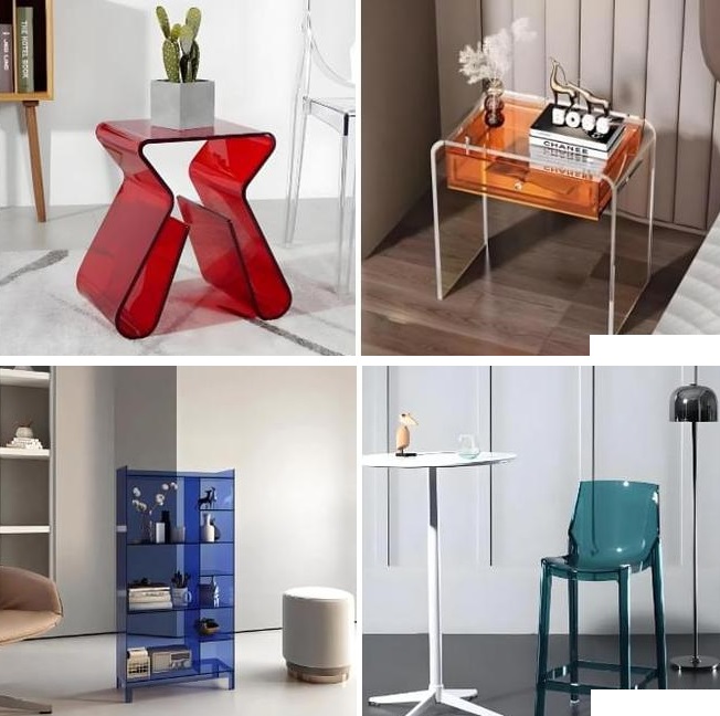 Lifestyle aesthetics brought by acrylic home furnishings