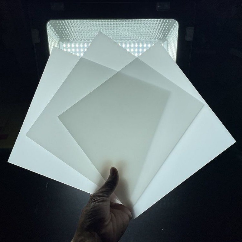 Custom Die-Cutting LED Lighting Diffuser Sheet