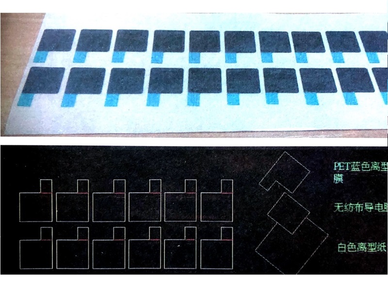 Process and precautions for making conductive double-sided adhesive