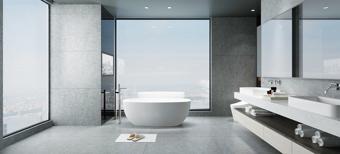 Steel plate bathtub