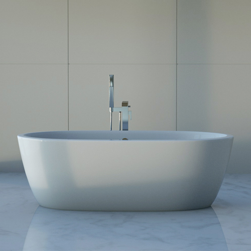 Ceramic bathtub