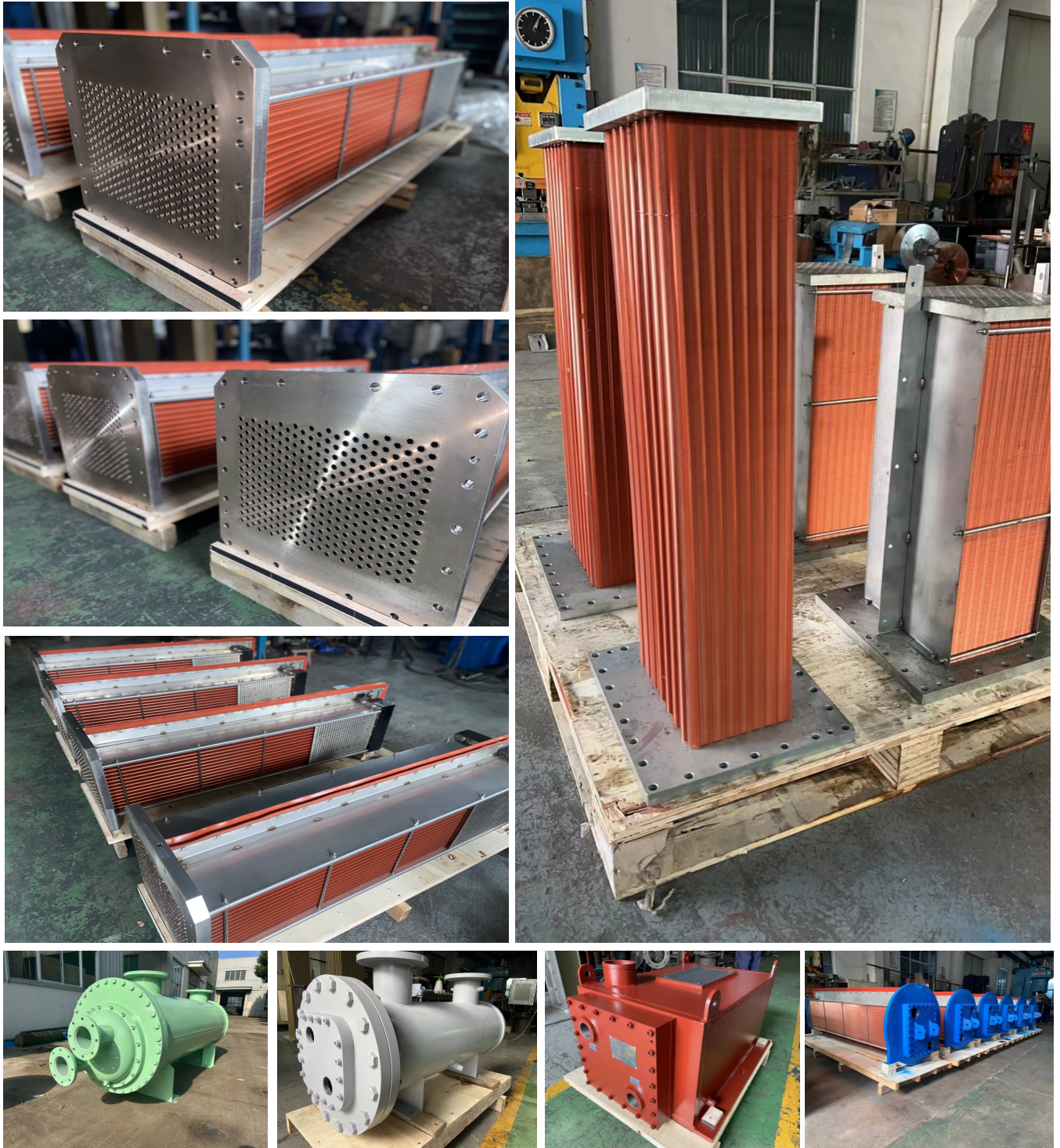 Tubular heat exchanger condenser Stainless steel china manufacturer Finned cooler for condensing