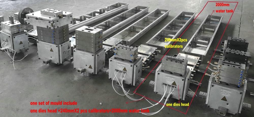 Thermoforming Mould for WPC Hollow Decking Flooring Manufacturers Made in China with CNC Machine