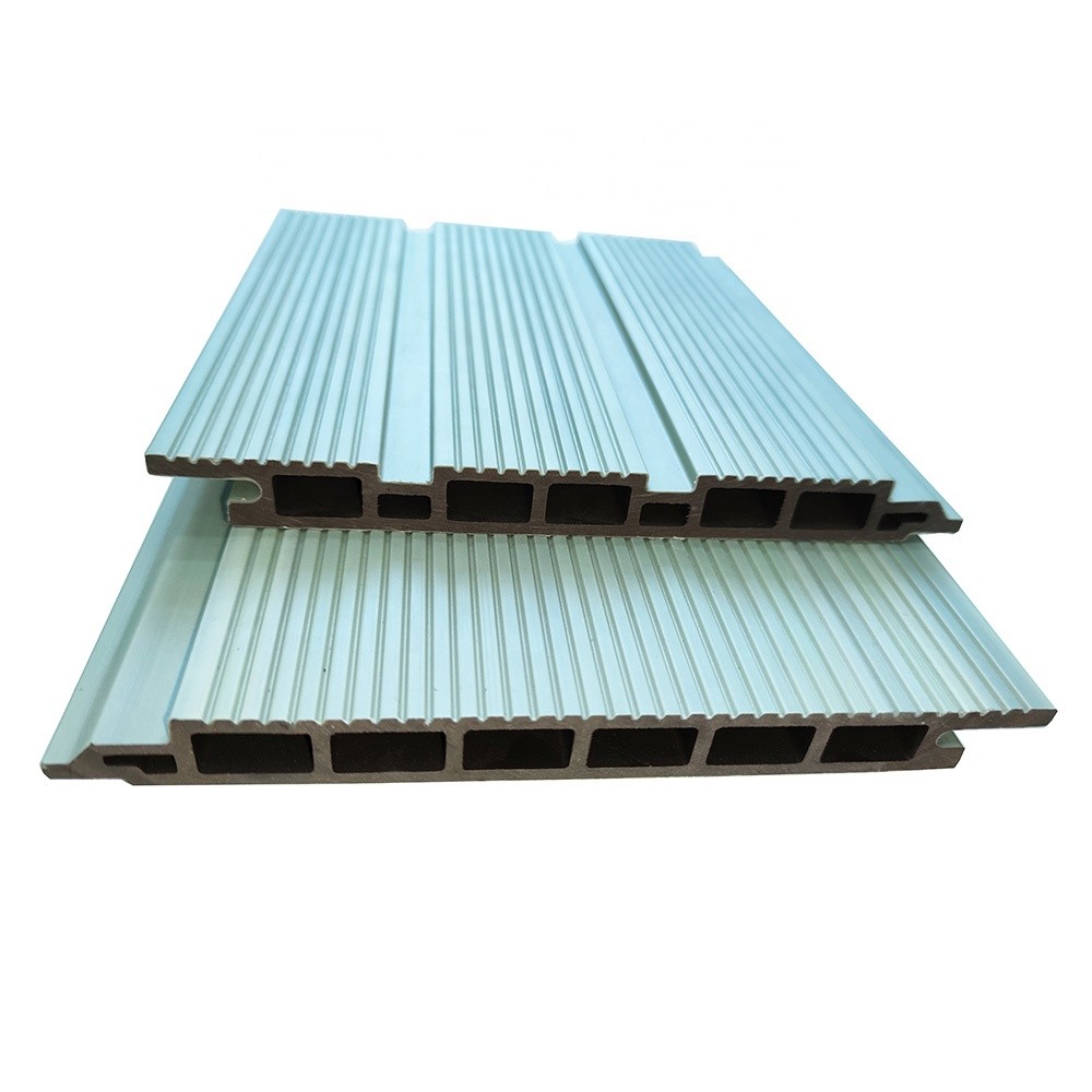 outdoor WPC wall panel mould / wood plastic fence profile mould