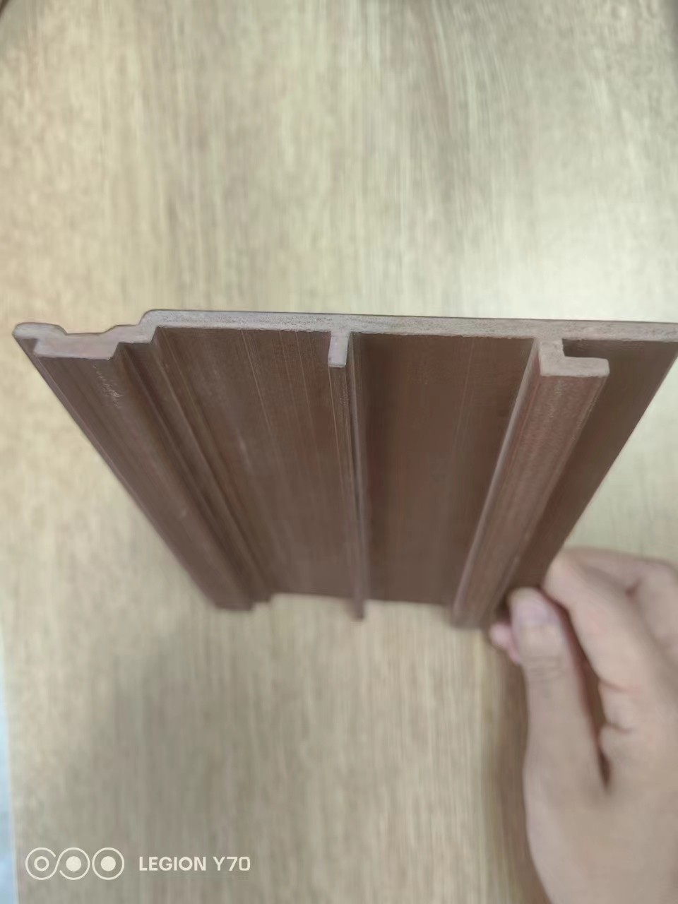 119×12 width ASA PVC external wall co-extrusion board