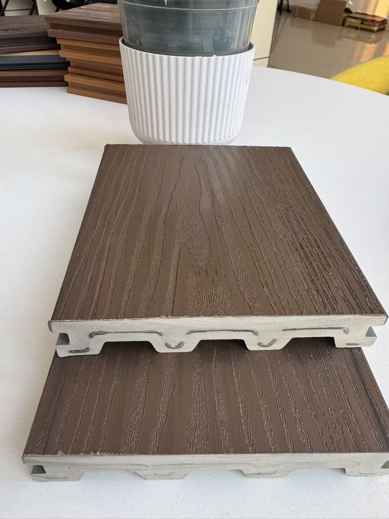 Steel-plastic flooring finished products