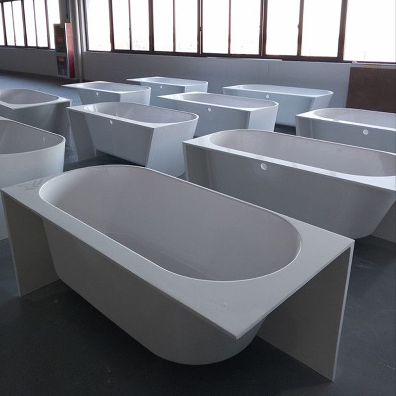 Vacuum Plastic Bathtub Enclosure Of Glossy Surface