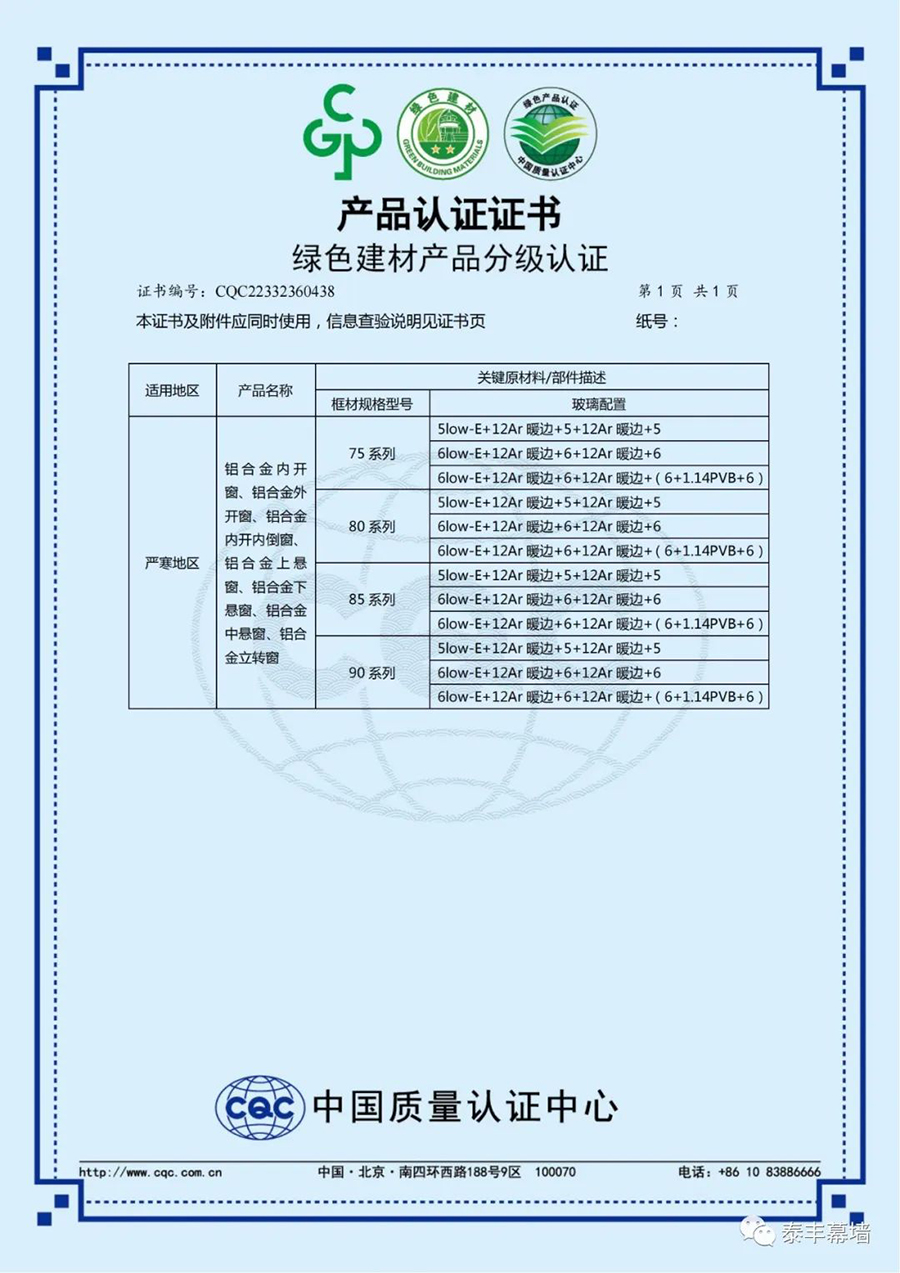 Green Building Materials-doors And Windows