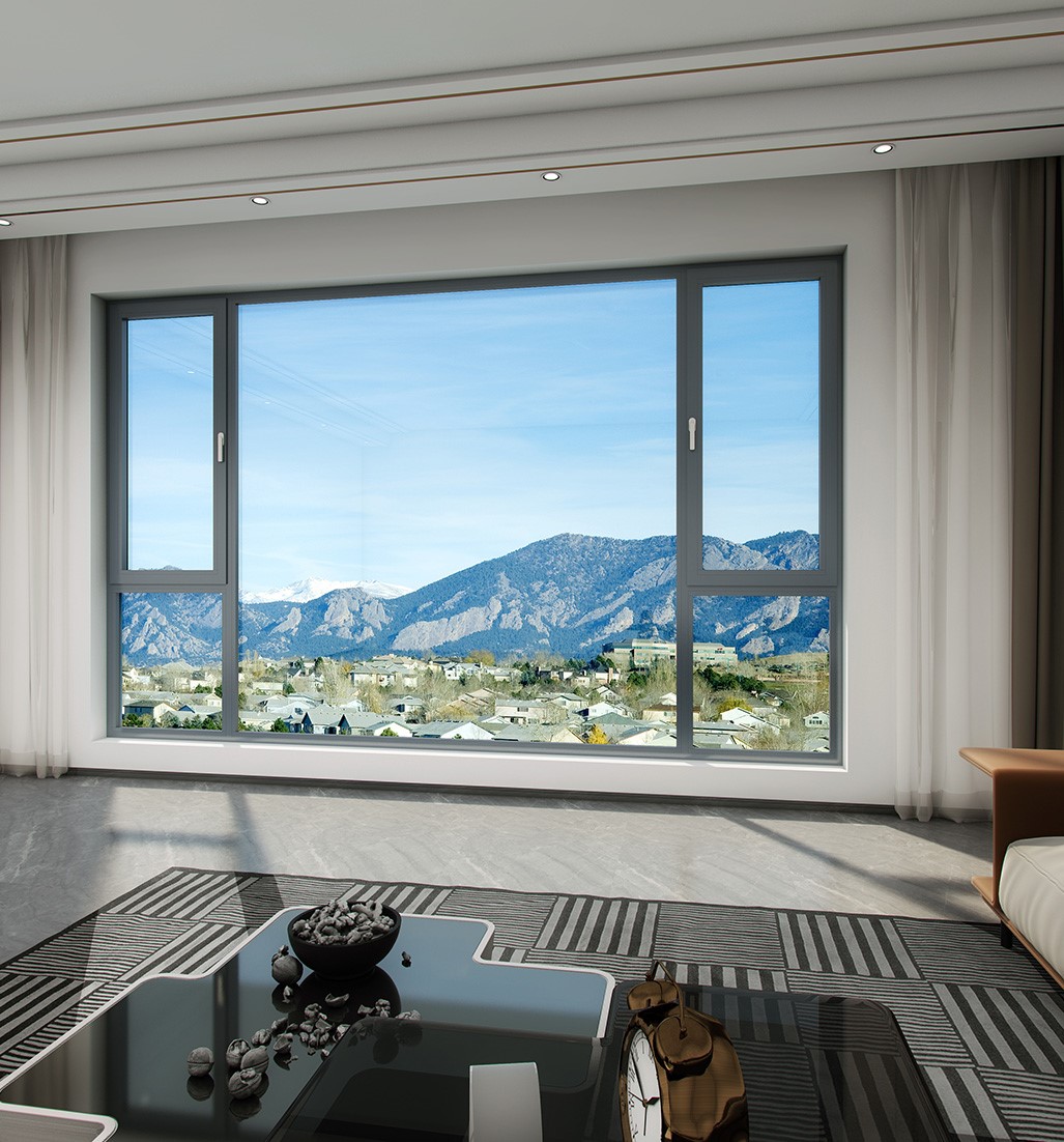 Inward opening window Inward opening window