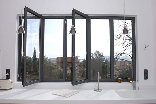 Inward-opening And Inward-turning Aluminum Window Inward-opening And Inward-turning Aluminum Window
