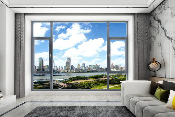 Heat insulating aluminum external casement window Heat insulating aluminum external casement window