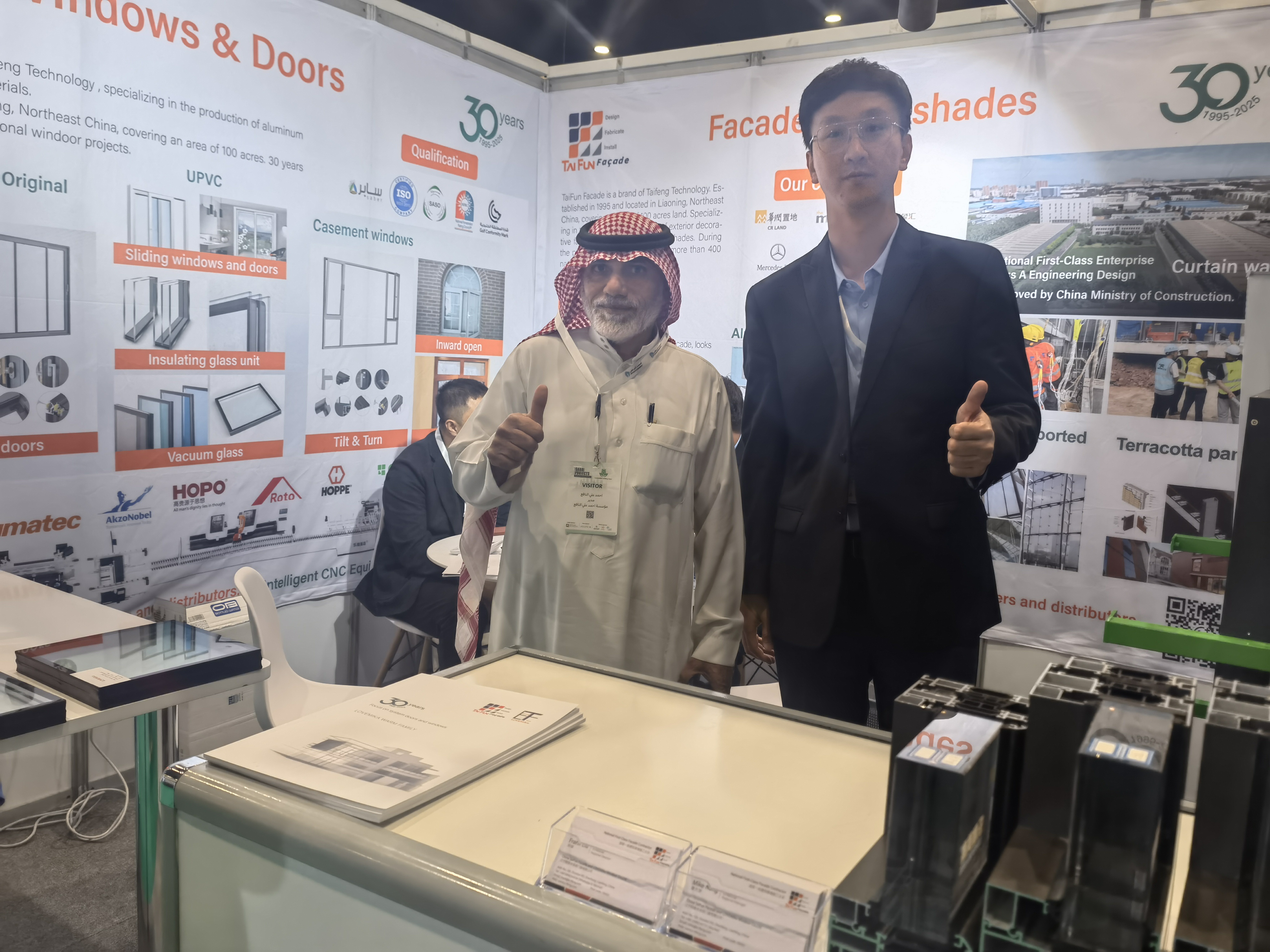 The first day of The 6th International Exhibition for Glass,Aluminum Windows, Doors and Facades. opens