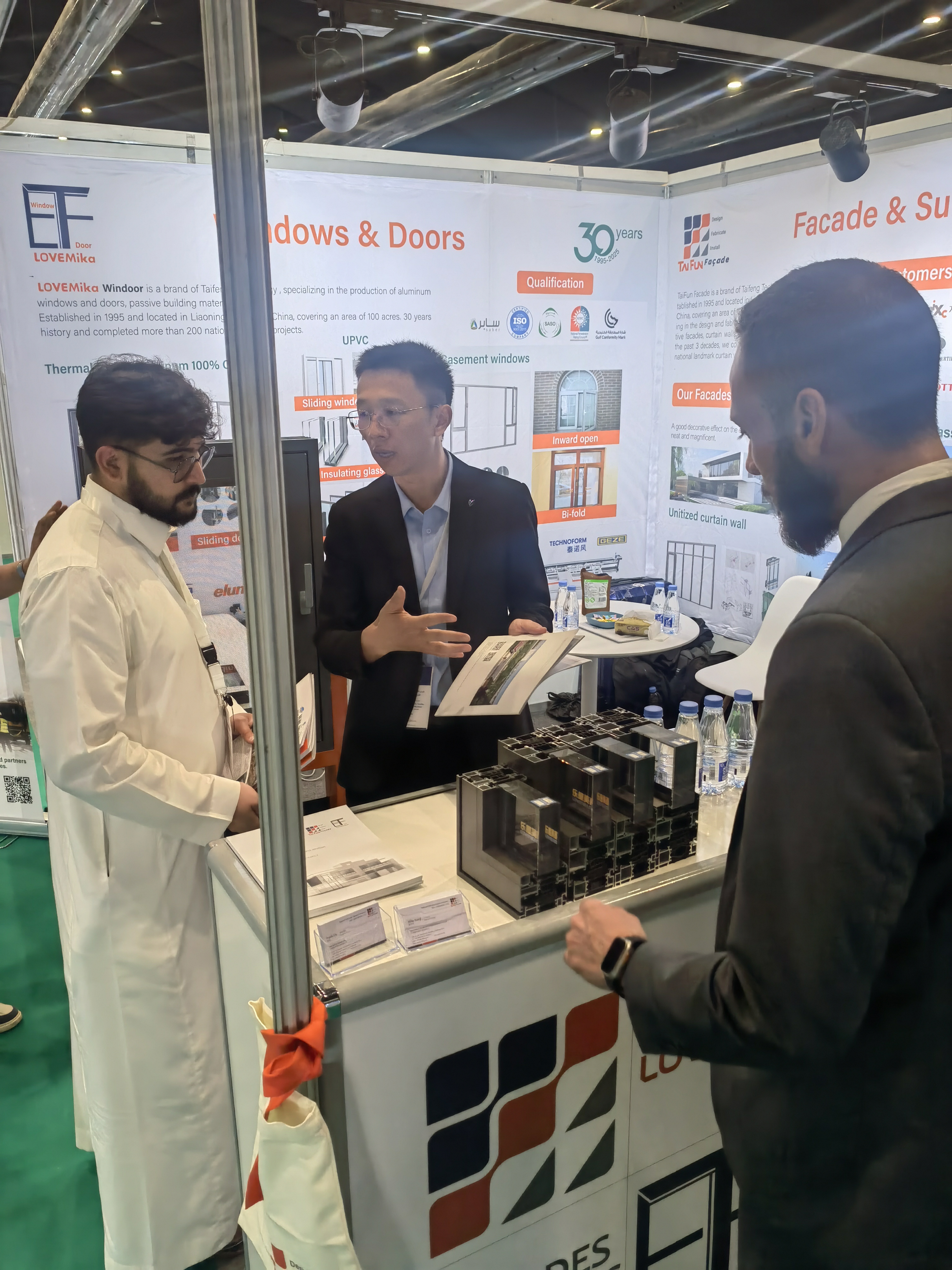 Day 2 at the Exhibition for Glass,Aluminum Windows, Doors and Facades