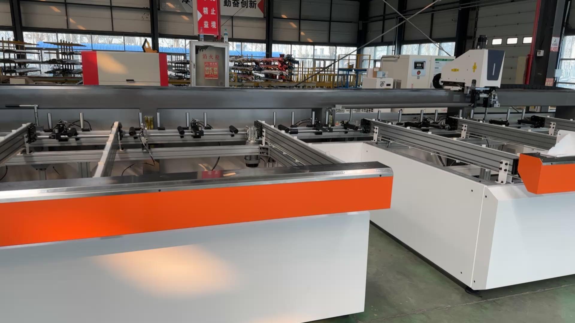 The Automated production line of doors and windows in LOVEMika factory