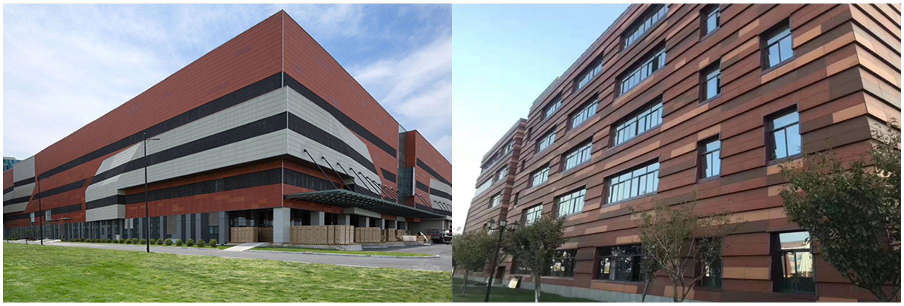 Terracotta curtain wall