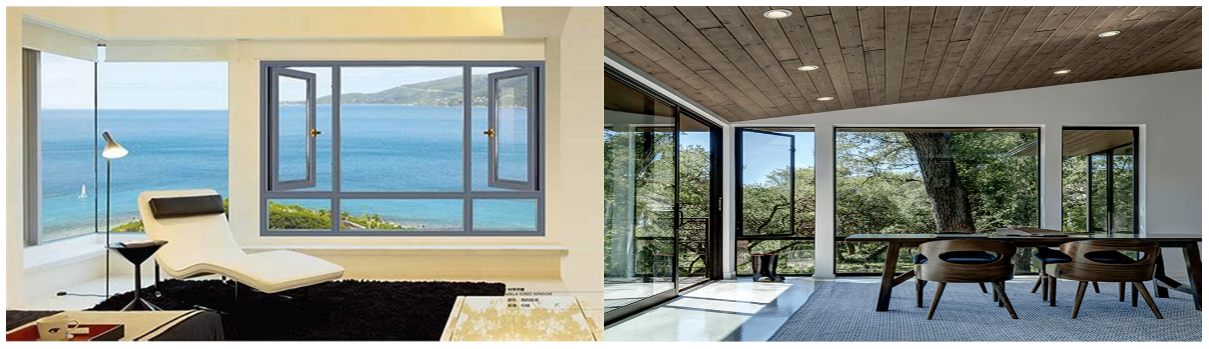 Waterproof external casement window