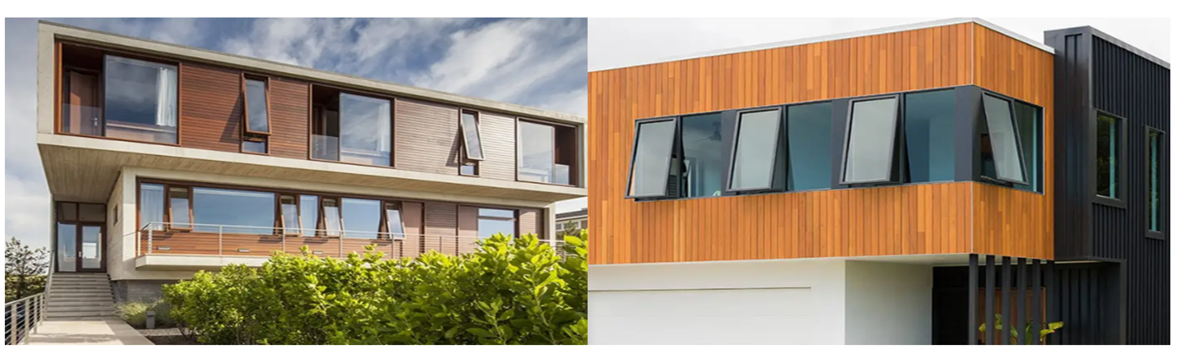 Heat insulating external aluminum window